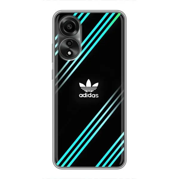 Чехол с принтом «Адидас с полосами» для OPPO A78 (4G)