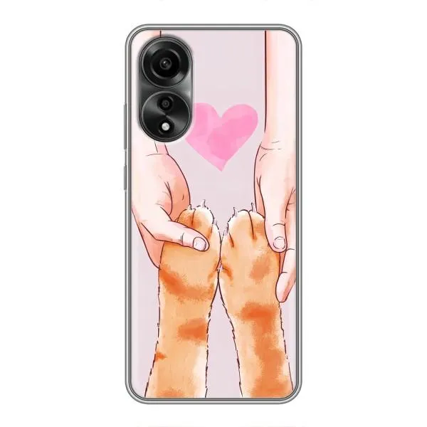 Чехол с принтом «Любовь к котикам» для OPPO A78 (4G) Чехол с принтом «Любовь к котикам» для OPPO A78 (4G)