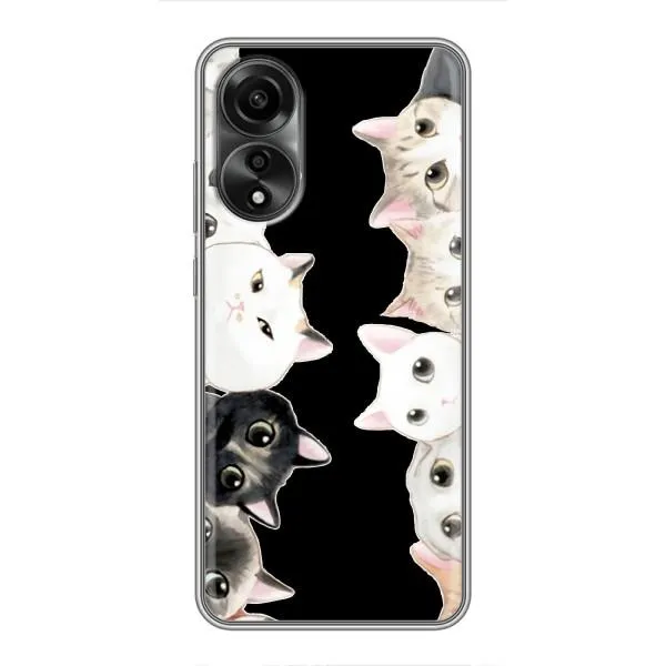 Чехол с принтом «Взгляд котов» для OPPO A78 (4G) Чехол с принтом «Взгляд котов» для OPPO A78 (4G)