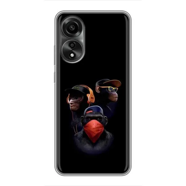 Чехол с принтом «Три обезьяны» для OPPO A78 (4G) Чехол с принтом «Три обезьяны» для OPPO A78 (4G)