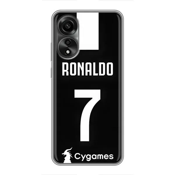 Чехол с принтом «RONALDO 7» для OPPO A78 (4G)