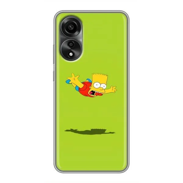 Чехол с принтом «Барт Симпсон» для OPPO A78 (4G)