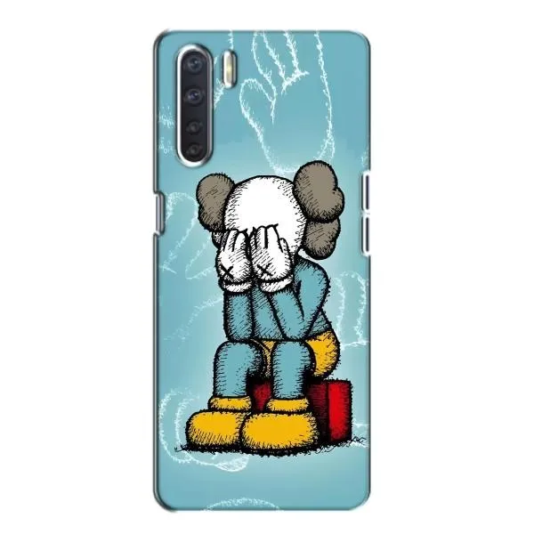 Чехол с принтом «Плач Bearbrick» для OPPO A91 Чехол с принтом «Плач Bearbrick» для OPPO A91