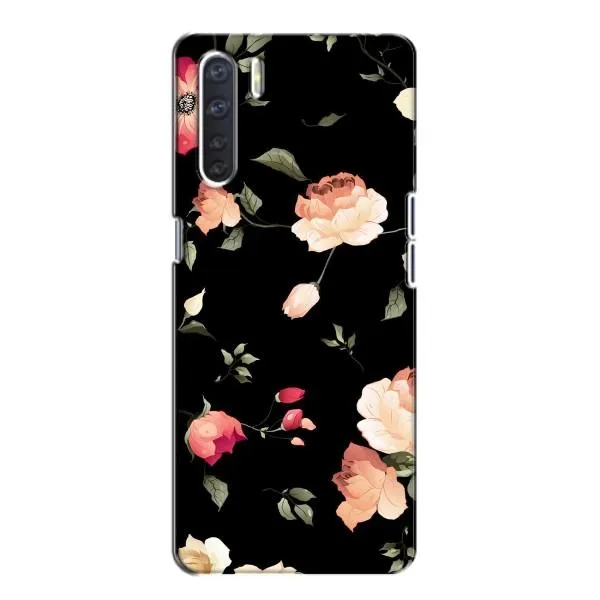 Чехол с принтом «Розочки» для OPPO A91
