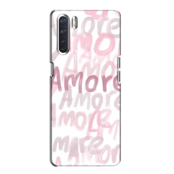 Чехол с принтом «Аморе любовь» для OPPO A91