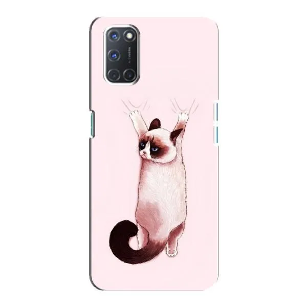 Чехол с принтом «Котик падает» для OPPO A92 Чехол с принтом «Котик падает» для OPPO A92