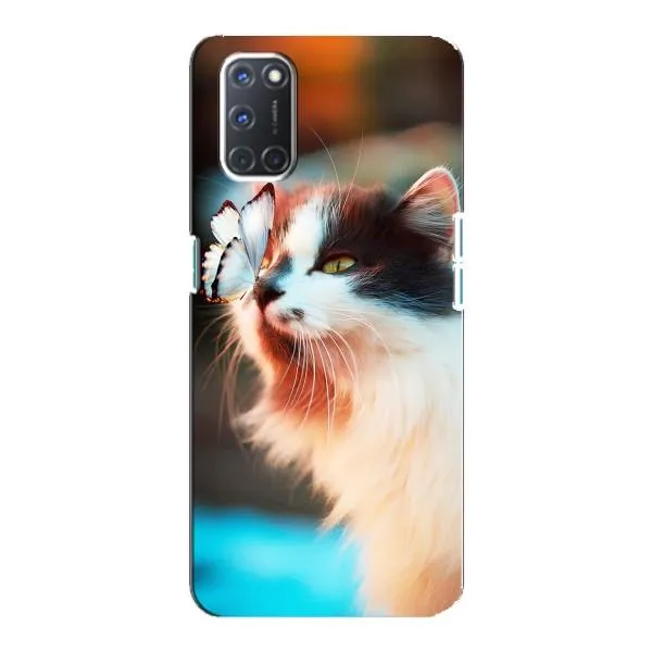 Чехол с принтом «Котик с бабочкой» для OPPO A92 Чехол с принтом «Котик с бабочкой» для OPPO A92