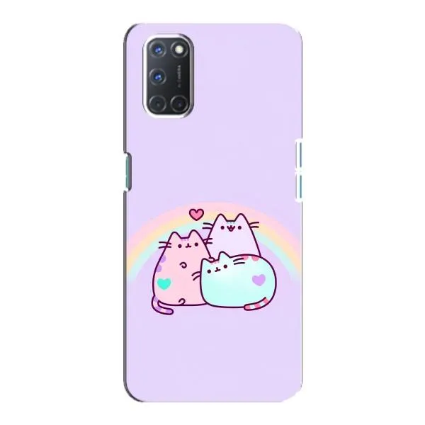 Чехол с принтом «Радужные котики» для OPPO A92 Чехол с принтом «Радужные котики» для OPPO A92