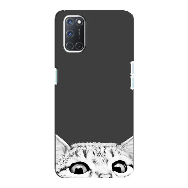 Чехол с принтом «Выглядывает кот» для OPPO A92 Чехол с принтом «Выглядывает кот» для OPPO A92