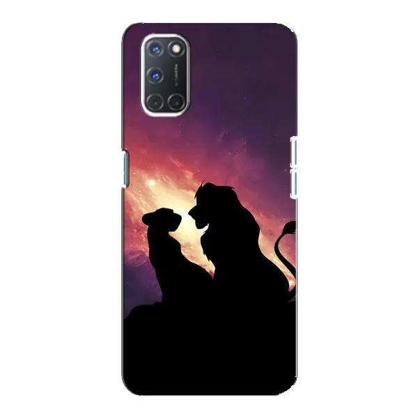 Чехол с принтом «Силуэт Симба и Налу» для OPPO A92