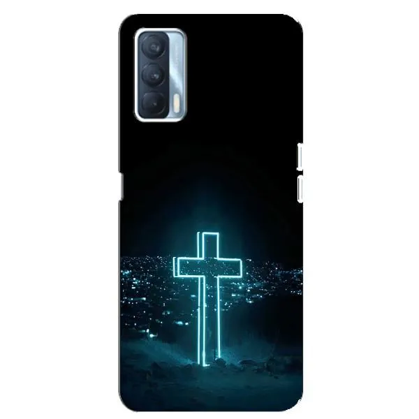 Чехол с принтом «Крест и город» для OPPO A92s