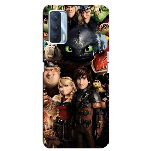 Чехол с принтом «Персонажи дракона» для OPPO A92s