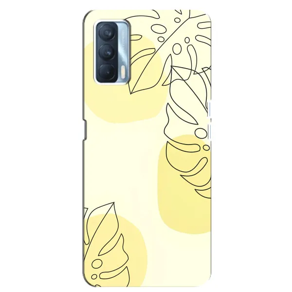 Чехол с принтом «Желтая монстера арт» для OPPO A92s