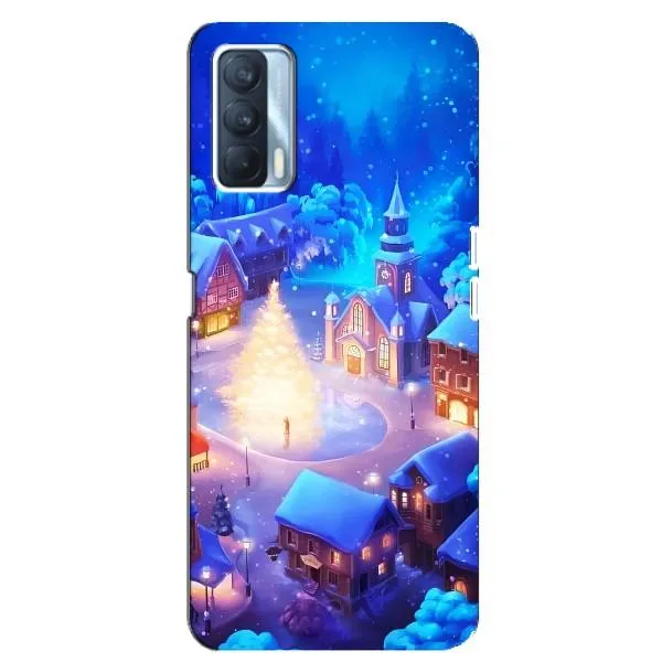 Чехол с принтом «Рождественский город» для OPPO A92s Чехол с принтом «Рождественский город» для OPPO A92s