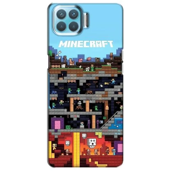 Чехол с принтом «фон Minecraft» для OPPO A93 Чехол с принтом «фон Minecraft» для OPPO A93
