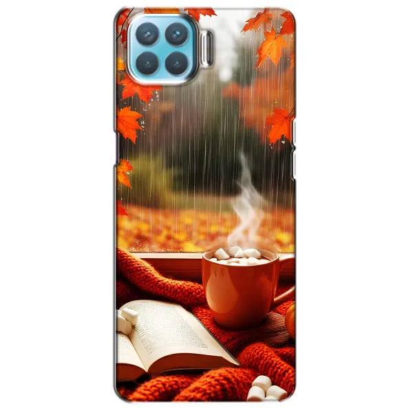 Чехол с принтом «Кофе и дождь» для OPPO A93
