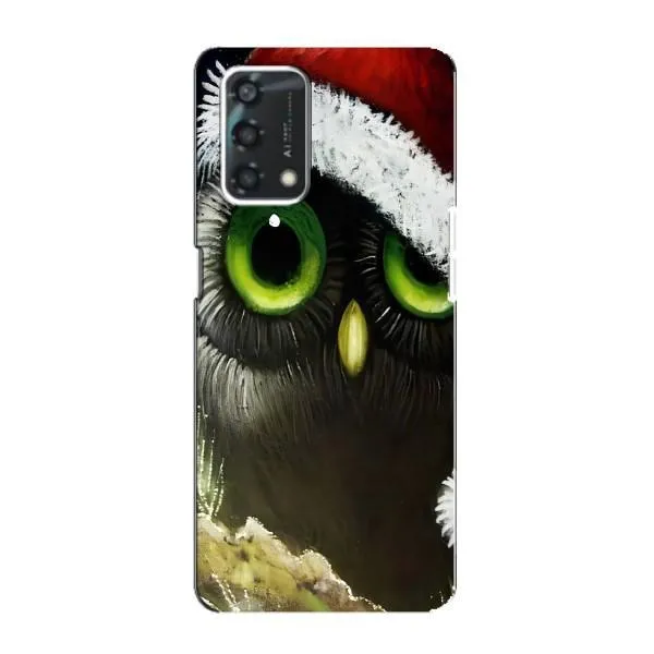 Чехол с принтом «Новогодняя Сова» для OPPO A95