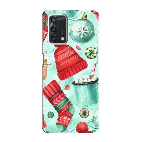 Чехол с принтом «Одежда НГ» для OPPO A95