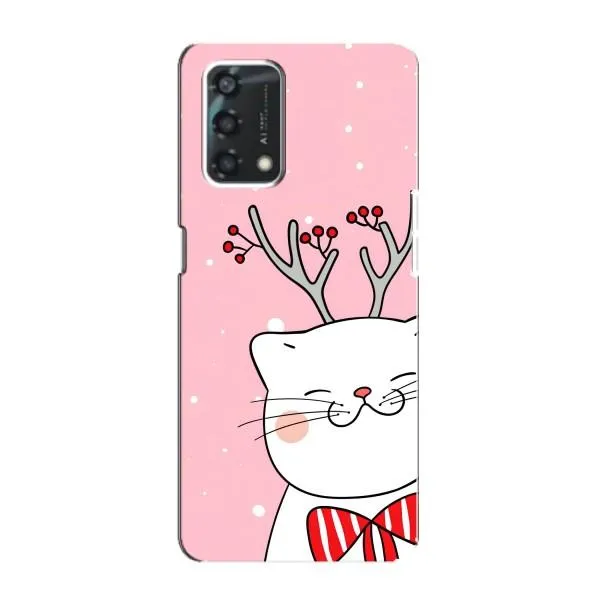 Чехол с принтом «Зимний кот» для OPPO A95