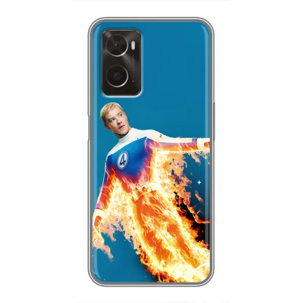 Чехол с принтом «Человек-факел в огне» для OPPO A96