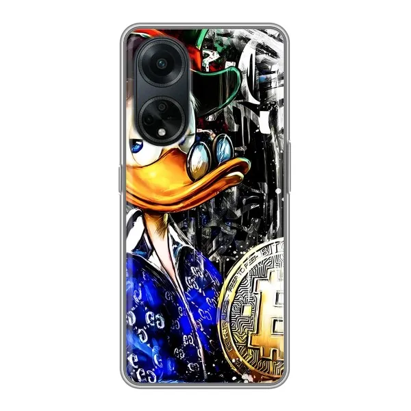 Чехол с принтом «Биткойн Скрудж» для OPPO A98
