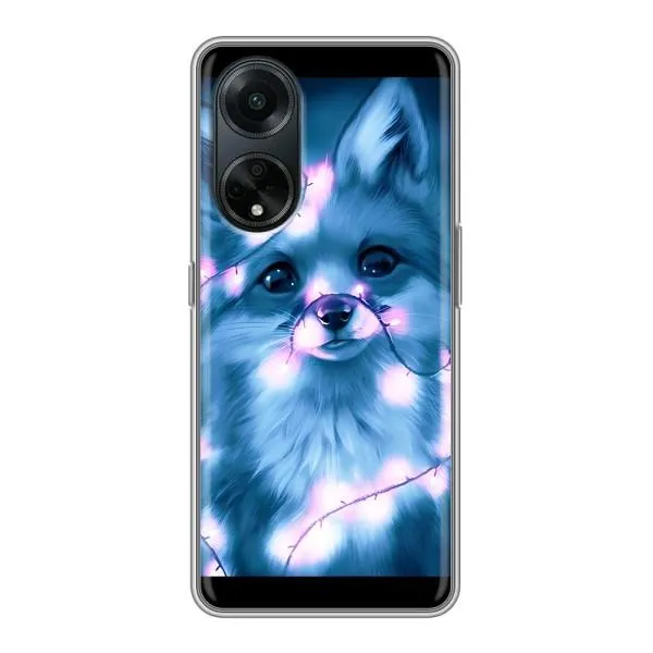 Чехол с принтом «Яркая лисичка» для OPPO A98