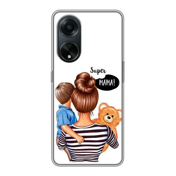 Чехол с принтом «Мама с сыном» для OPPO A98