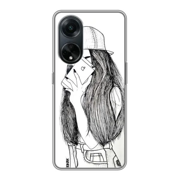 Чехол с принтом «Фото девочки» для OPPO A98