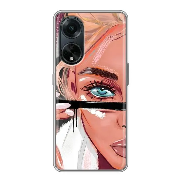 Чехол с принтом «Макияж» для OPPO A98