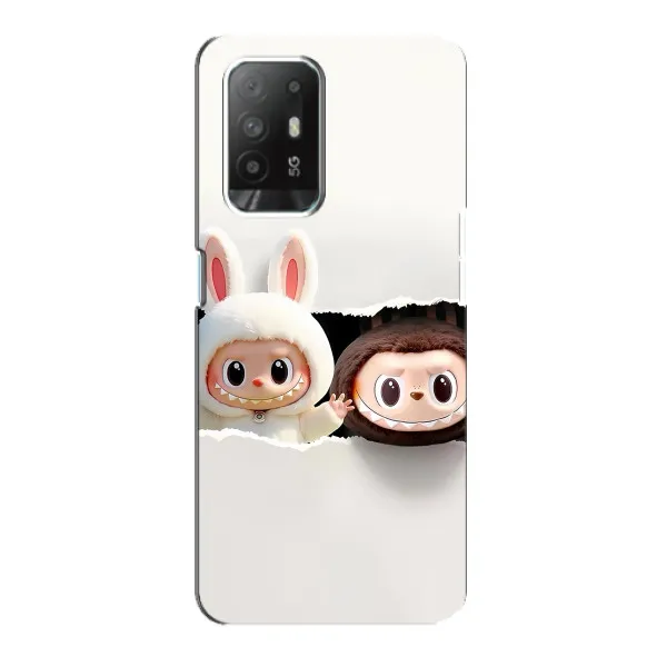 Чехол с принтом «Лабубу» для OPPO F19 Pro Plus 5G Чехол с принтом «Лабубу» для OPPO F19 Pro Plus 5G