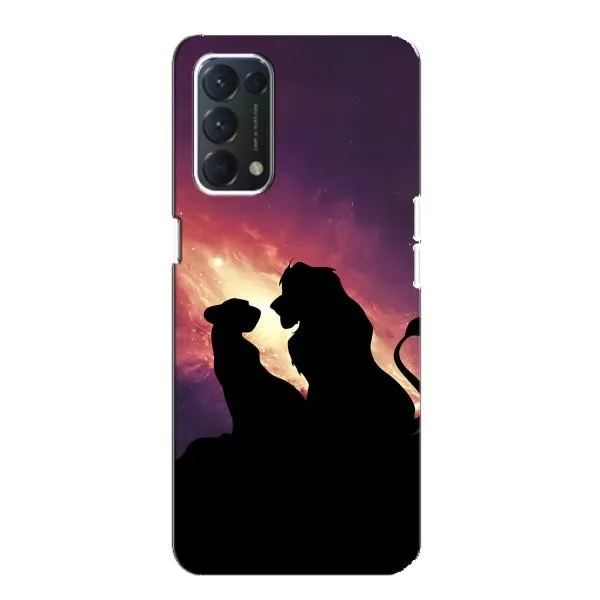 Чехол с принтом «Силуэт Симба и Налу» для OPPO F19 Чехол с принтом «Силуэт Симба и Налу» для OPPO F19