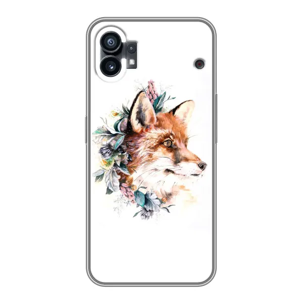 Чохол з принтом «Лиса в квітах» для OPPO F31 Чохол з принтом «Лиса в квітах» для OPPO F31