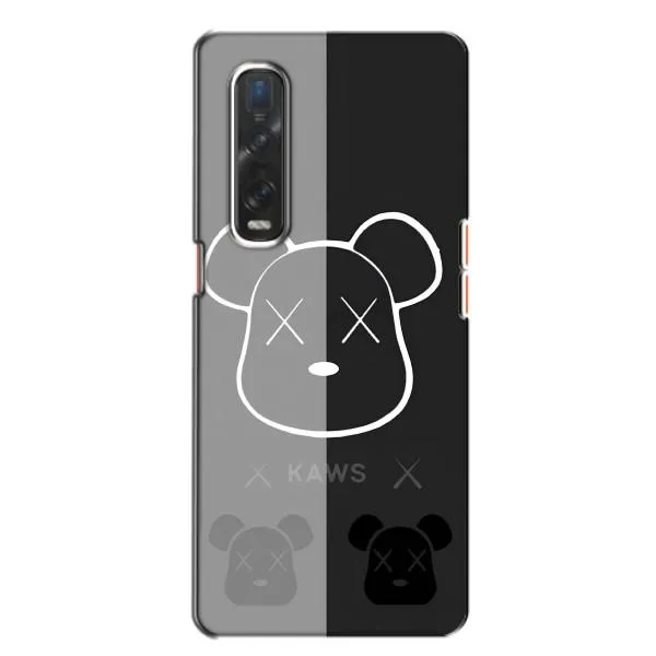 Чехол с принтом «БеарБрик глаза» для OPPO Find X2