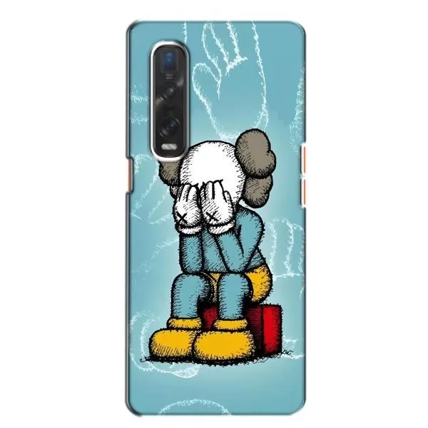Чехол с принтом «Плач Bearbrick» для OPPO Find X2