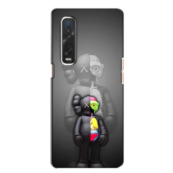 Чехол с принтом «Тело Bearbrick» для OPPO Find X2