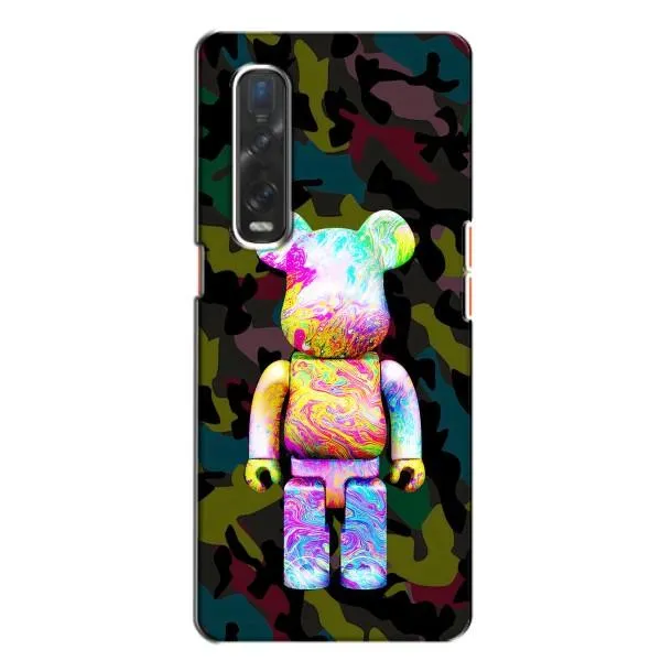 Чехол с принтом «Яркий Bearbrick» для OPPO Find X2