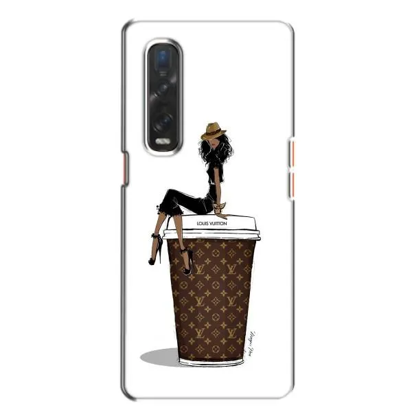 Чехол с принтом «кофе LOUIS VUITTON» для OPPO Find X2