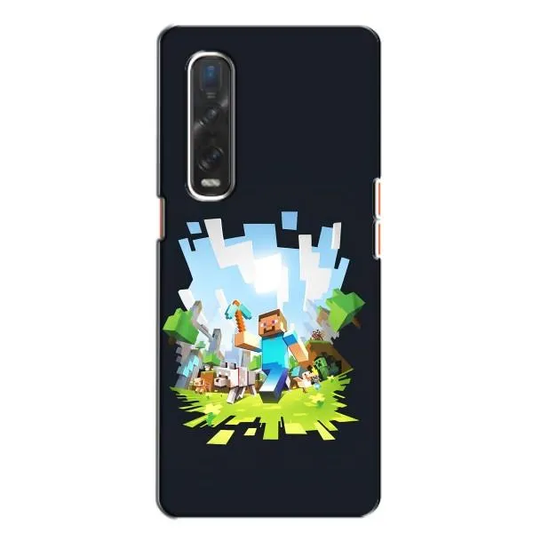 Чехол с принтом «персонажи Minecraft» для OPPO Find X2 Чехол с принтом «персонажи Minecraft» для OPPO Find X2