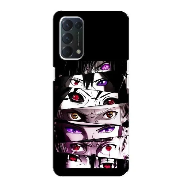 Чехол с принтом «Глаза Anime» для OPPO Find X3 Lite