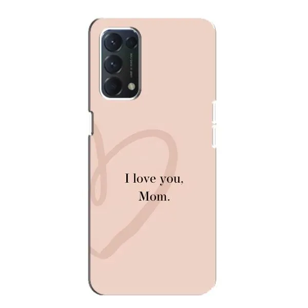 Чехол с принтом «Сердце маме» для OPPO Find X3 Lite Чехол с принтом «Сердце маме» для OPPO Find X3 Lite
