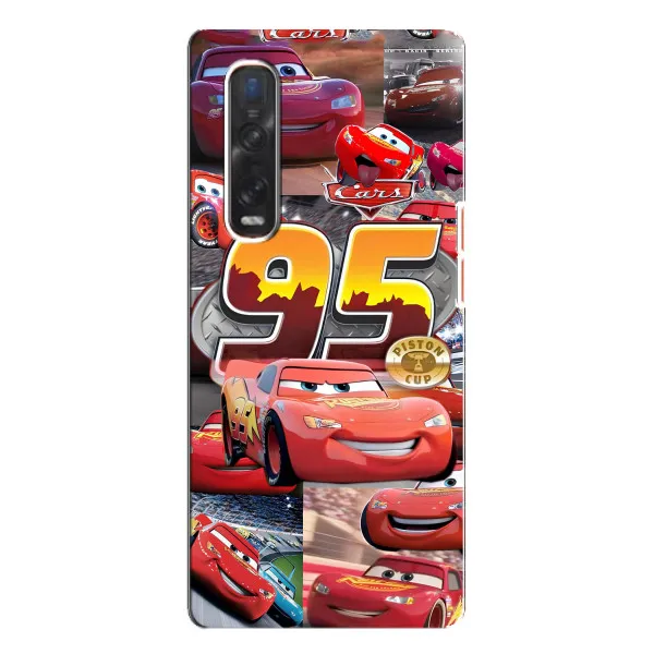 Чехол с принтом «Коллаж Молния Маквин» для OPPO Find X3 Pro