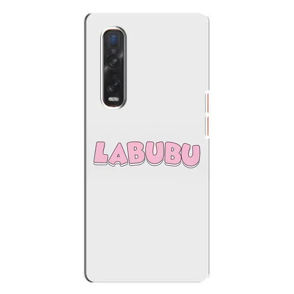 Чехол с принтом «Лого Лабубу» для OPPO Find X3 Pro Чехол с принтом «Лого Лабубу» для OPPO Find X3 Pro