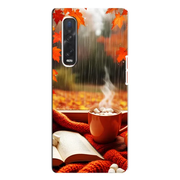 Чехол с принтом «Кофе и дождь» для OPPO Find X3 Pro Чехол с принтом «Кофе и дождь» для OPPO Find X3 Pro