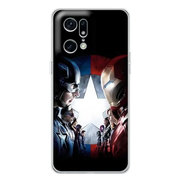 Чехол с принтом «Марвел стайл» для OPPO Find X5 Pro Чехол с принтом «Марвел стайл» для OPPO Find X5 Pro