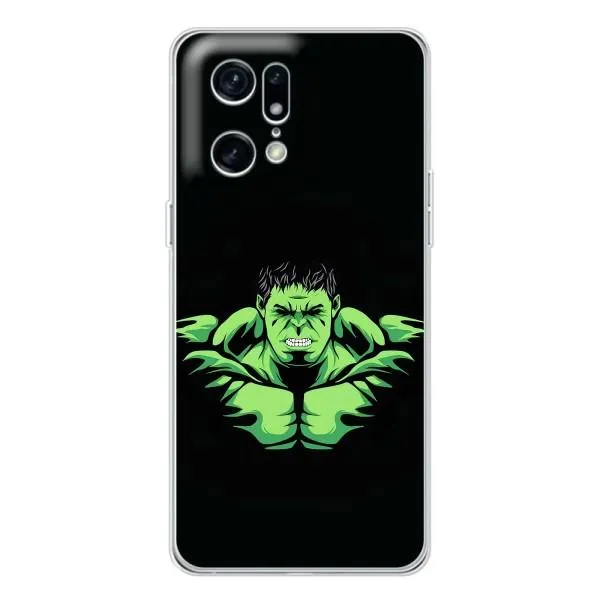 Чехол с принтом «Зелёный Халк» для OPPO Find X5 Pro Чехол с принтом «Зелёный Халк» для OPPO Find X5 Pro