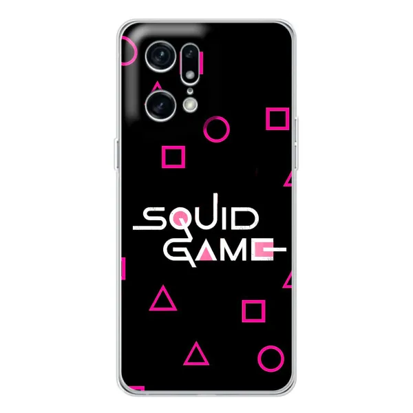 Чехол с принтом «Паттерн Игра кальмара» для OPPO Find X5 Pro Чехол с принтом «Паттерн Игра кальмара» для OPPO Find X5 Pro