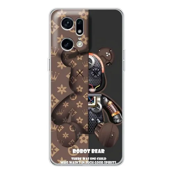 Чехол с принтом «Медведь Луи Витон» для OPPO Find X5 Pro Чехол с принтом «Медведь Луи Витон» для OPPO Find X5 Pro