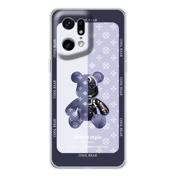 Чехол с принтом «Медвежонок LV» для OPPO Find X5 Pro Чехол с принтом «Медвежонок LV» для OPPO Find X5 Pro
