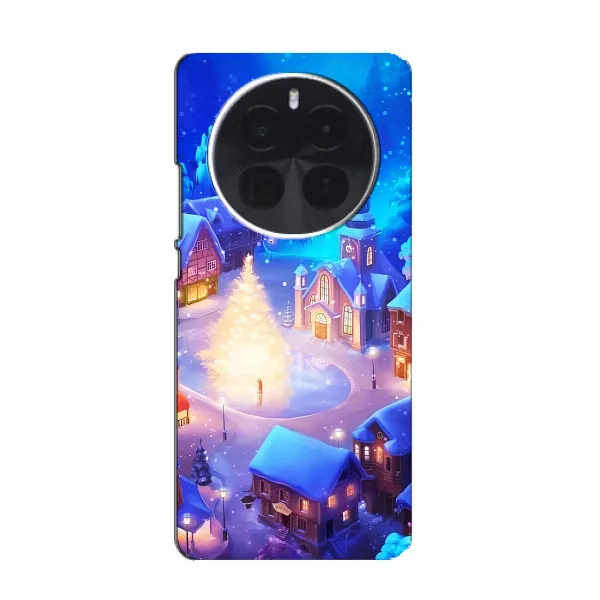 Чехол с принтом «Рождественский город» для OPPO Find X8 Pro
