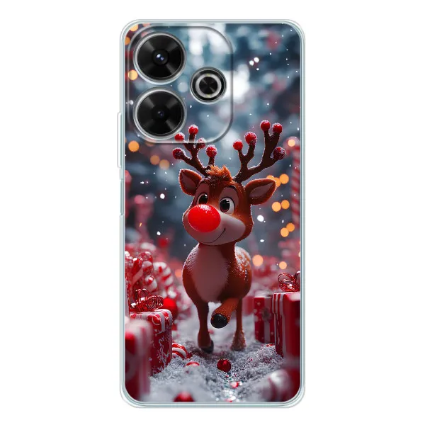 Чехол с принтом «Олень среди подарков» для OPPO K13 Turbo